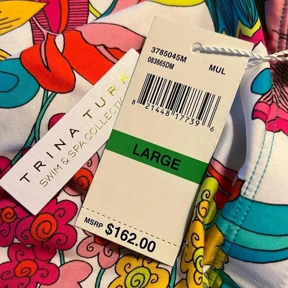 TRINA TURK Women’s Multicolored Palazzo Pants NWT Large - Picture 5 of 6